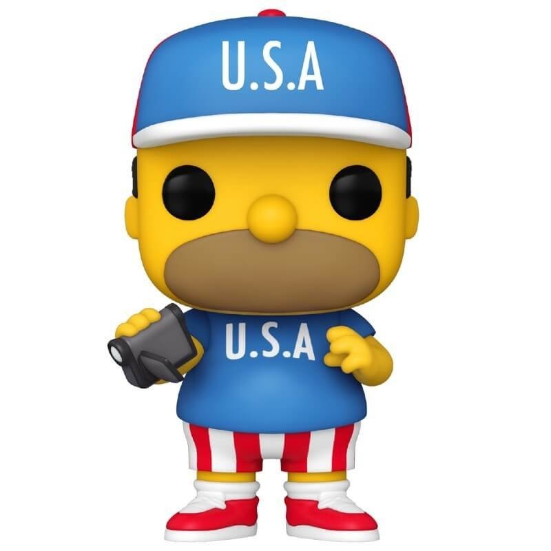 Simpsons USA Homer Funko Pop! Plastic