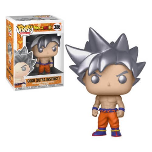 Monster Ball Super Goku Ultra Intuition Funko Stand Out! Plastic