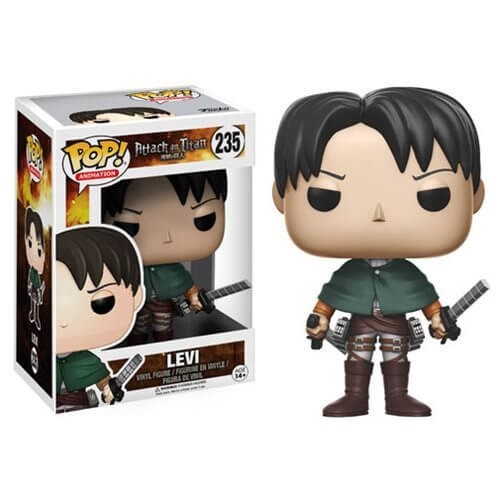 Loyalty Program Sale - Assault on Titan Levi Funko Stand Out! Vinyl - Virtual Value-Packed Variety Show:£9