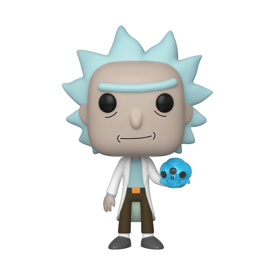 Rick as well as Morty Rick Head Funko Stand Out! Vinyl