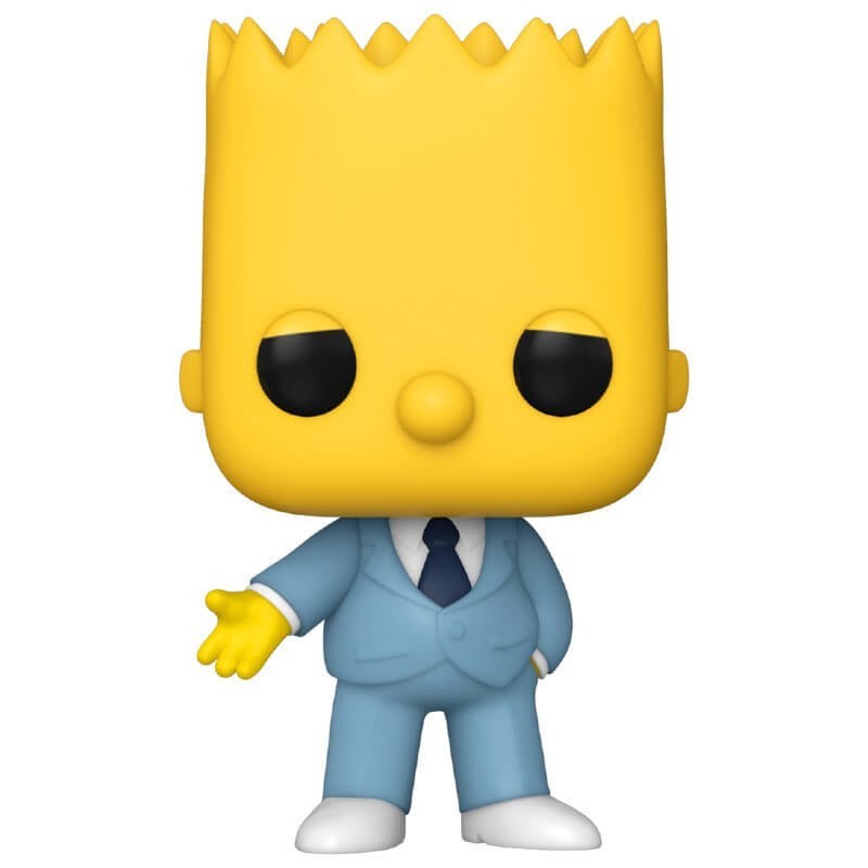 October Halloween Sale - Simpsons Mafia Bart Funko Stand Out! Plastic - Weekend Windfall:£9