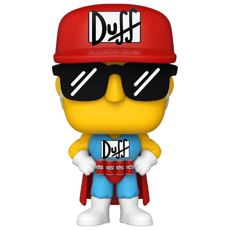 Click Here to Save - Simpsons Duffman Funko Stand Out! Vinyl fabric - Mania:£8