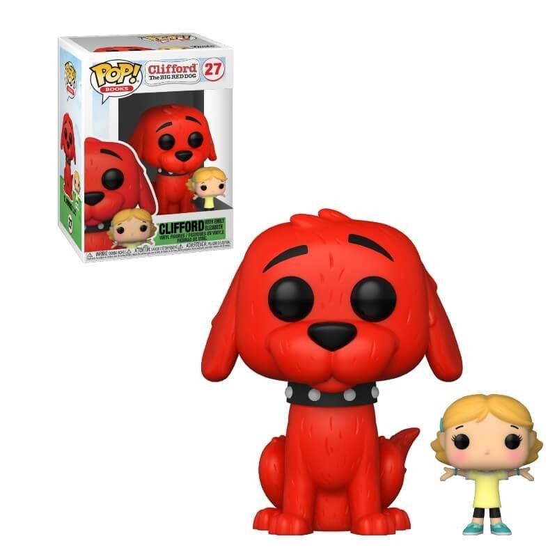 Clifford with Emily Pop! Vinyl fabric Number