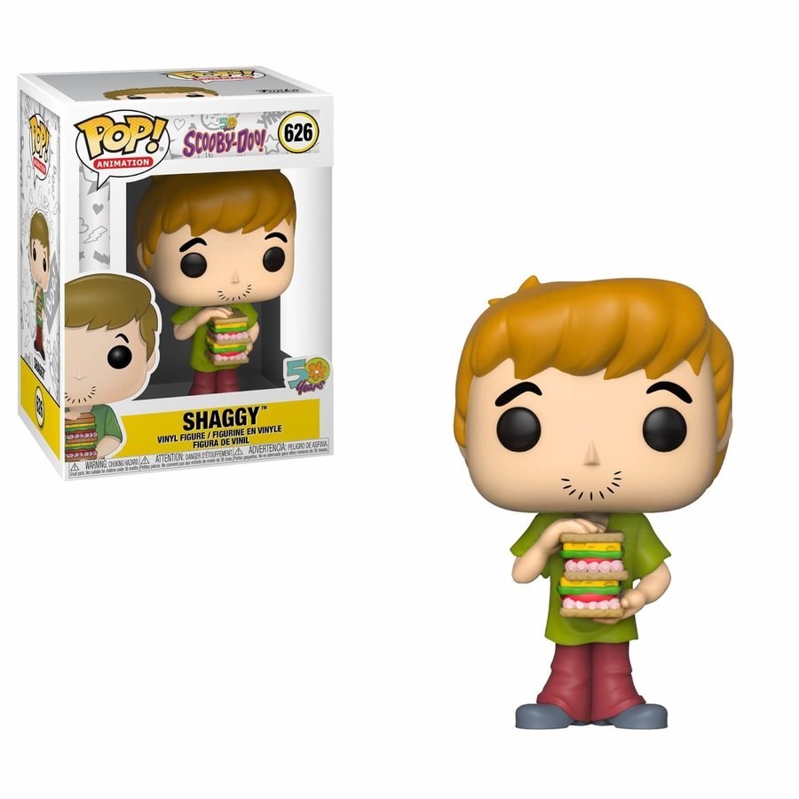 Scooby Doo - Shaggy w/ Sandwich Computer animation Funko Stand Out! Vinyl fabric