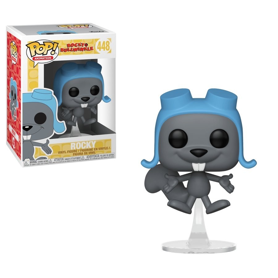 Rocky & Bullwinkle Traveling Rocky Funko Stand Out! Plastic
