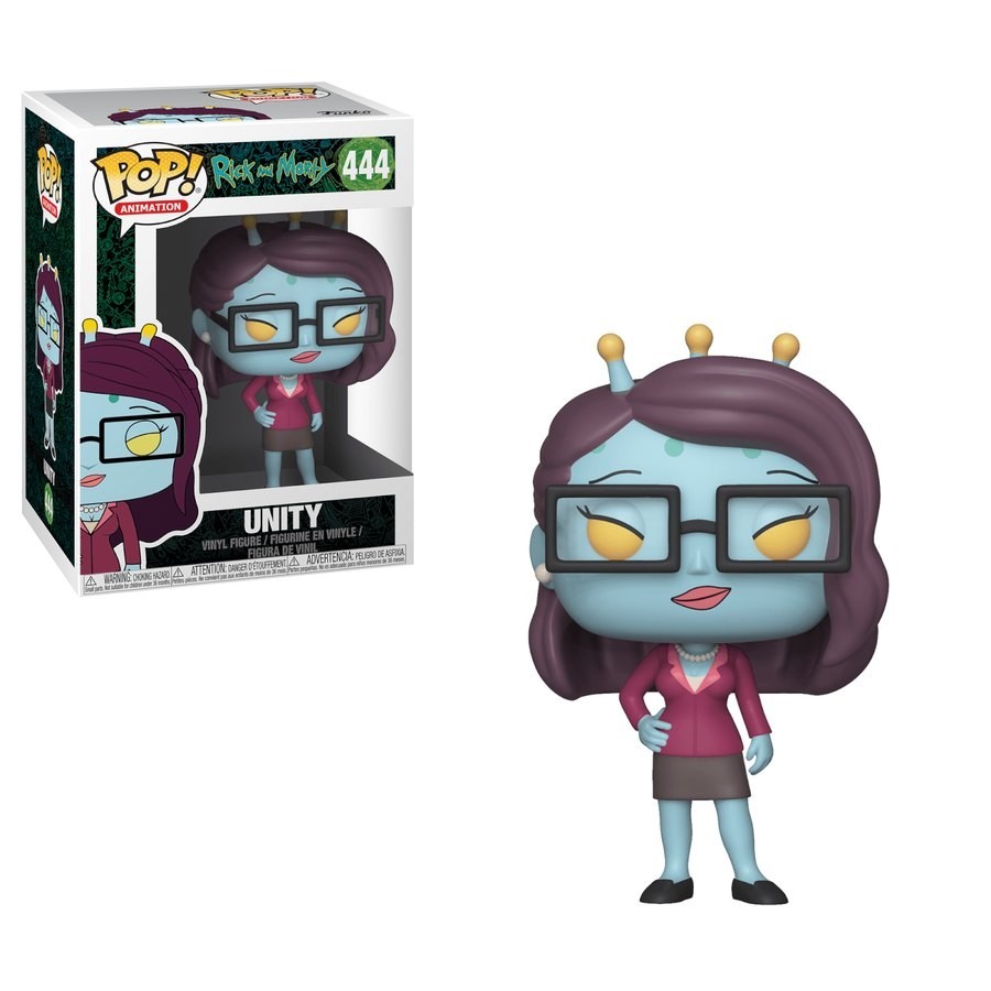 Rick as well as Morty Unity Funko Stand Out! Plastic