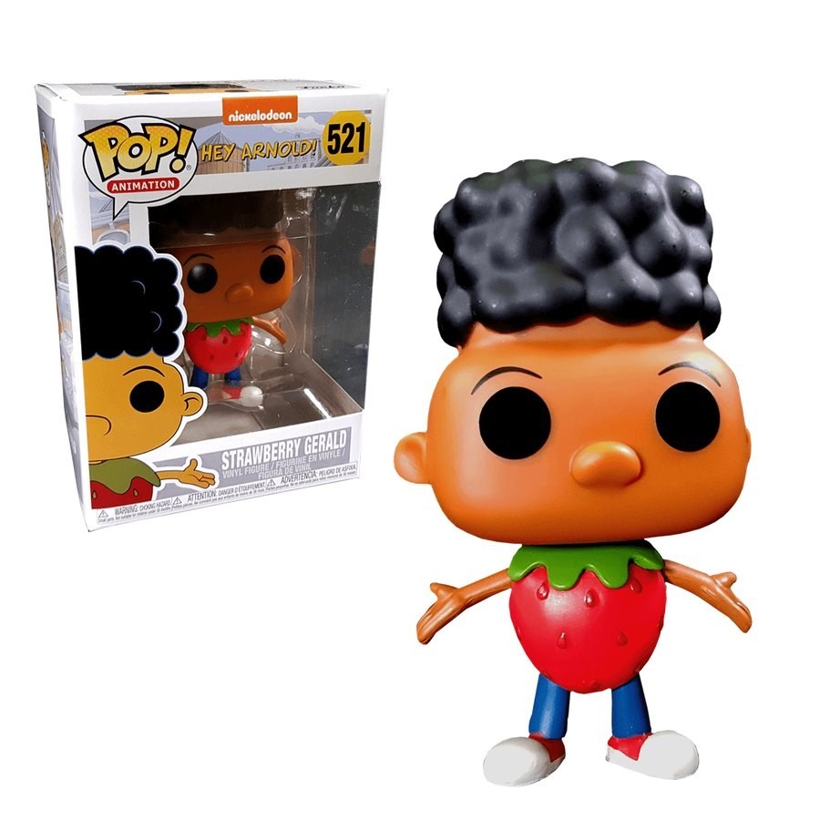 June Bridal Sale - Nickelodeon Hey Arnold Strawberry Gerald EXC Funko Stand Out! Plastic - Thrifty Thursday:£10
