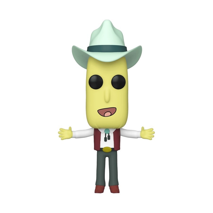 Rick as well as Morty Cowboy Poopy Butthole Funko Stand Out! Vinyl