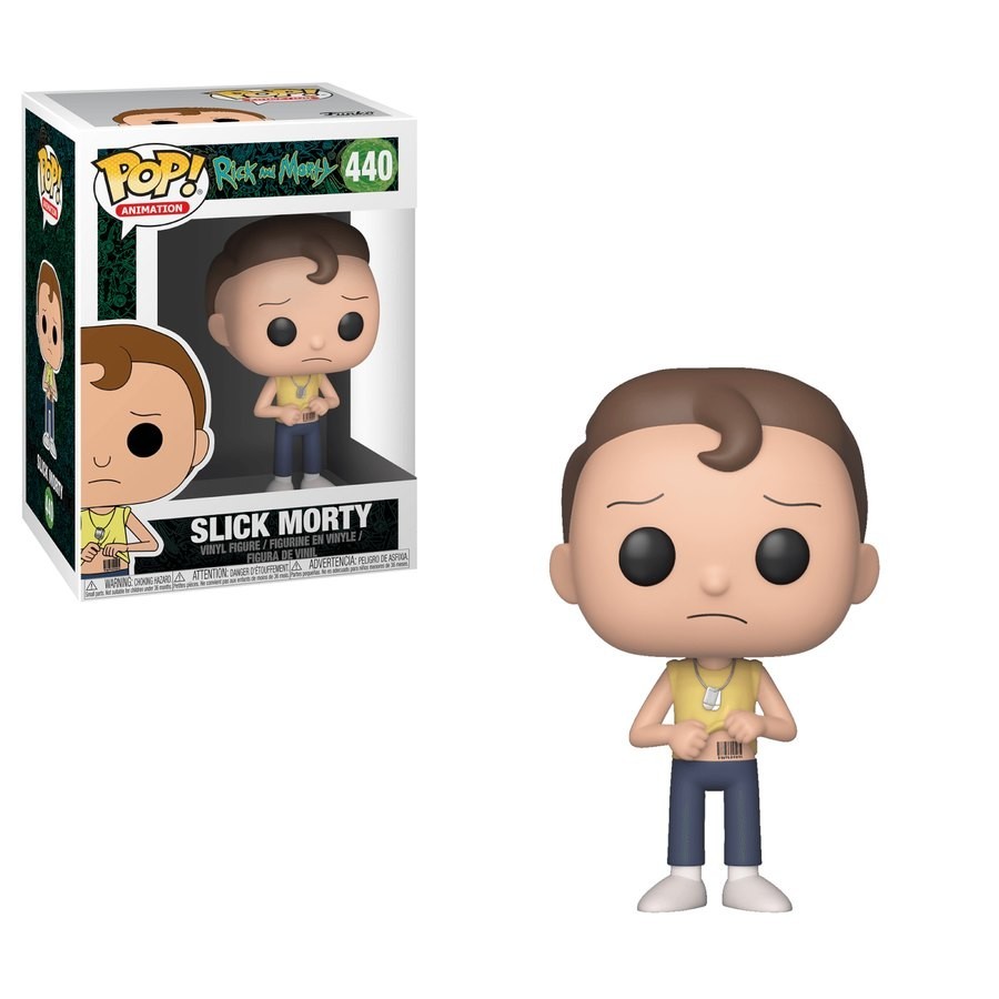 Rick as well as Morty Glossy Morty Funko Stand Out! Vinyl