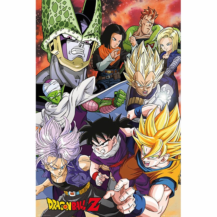 Dragon Round Z Cell Legend - 24 x 36 Inches Maxi Signboard