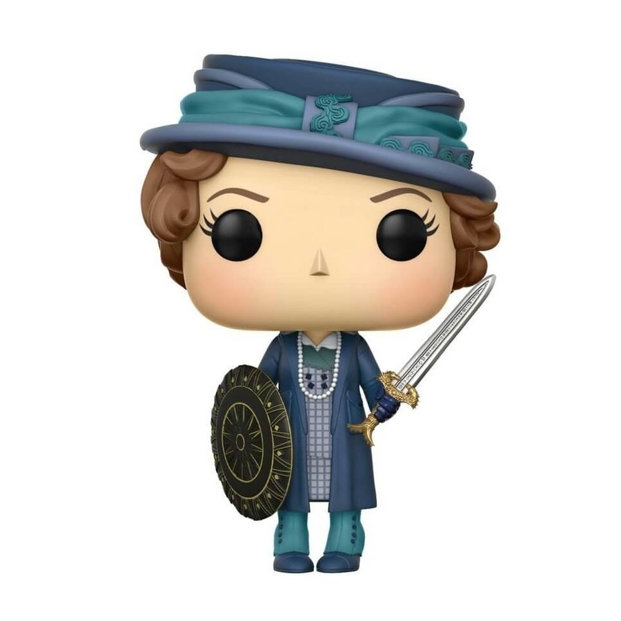 Wonder Lady Etta along with Sword and also Cover Funko Pop! Plastic