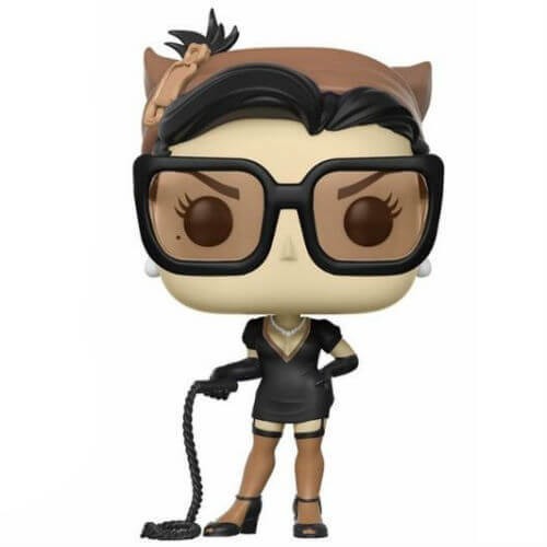 DC Comic Books Bombshells Catwoman Sepia EXC Funko Stand Out! Vinyl fabric