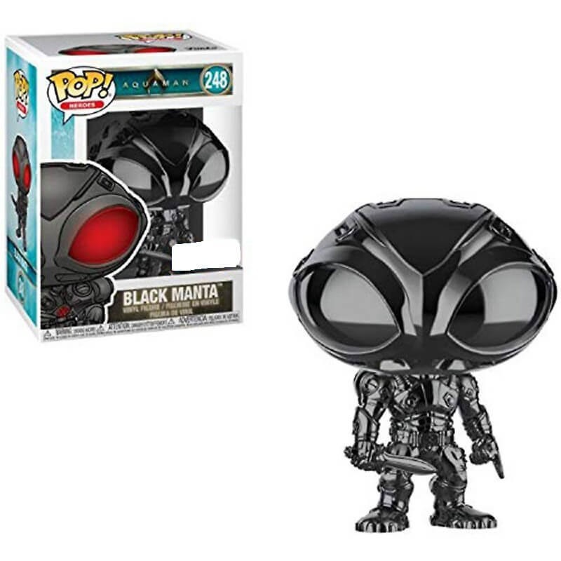 Father's Day Sale - Aquaman African-american Manta Chrome EXC Funko Stand Out! Vinyl - Deal:£10