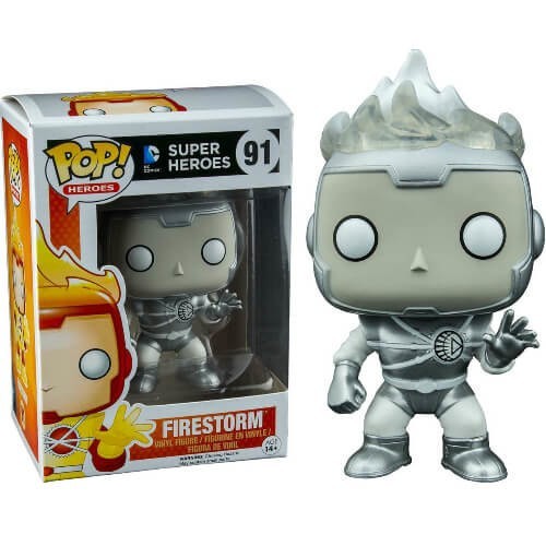 DC Comic Books Firestorm White Light EXC Funko Stand Out! Vinyl fabric