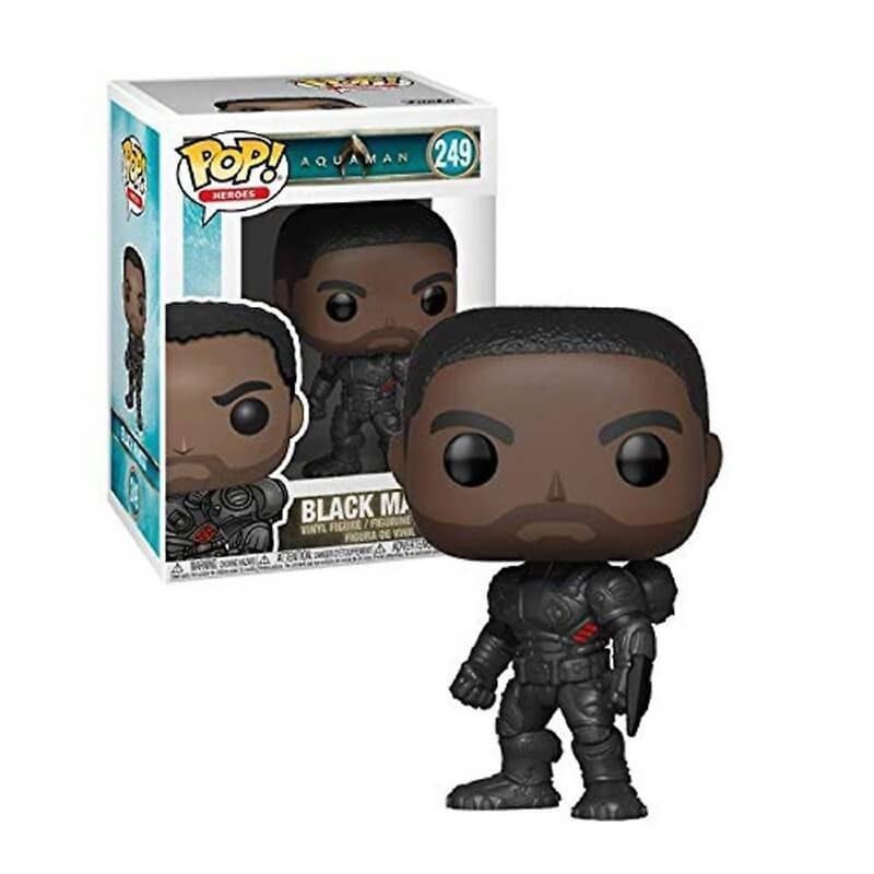 DC Comics Aquaman African-american Manta Uncloaked EXC Funko Stand Out! Plastic
