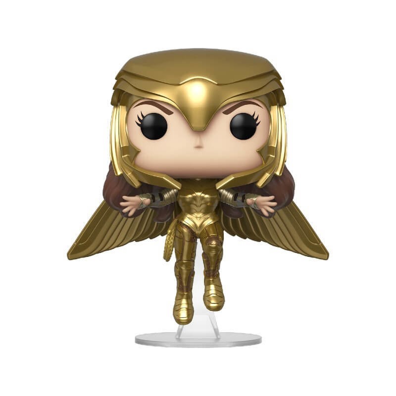 Wonder Girl 1984 Surprise Female Gold Traveling (Metallic) Funko Stand Out! Vinyl fabric