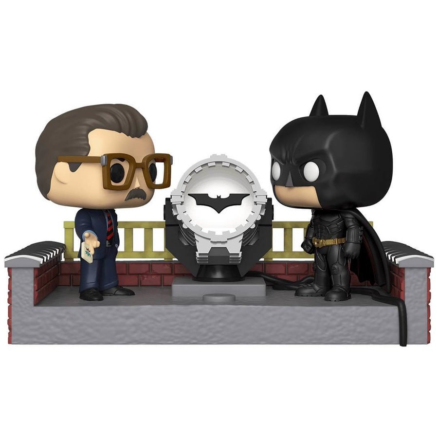 Batman with Brighten Bat Sign Funko Pop! Movie Instant