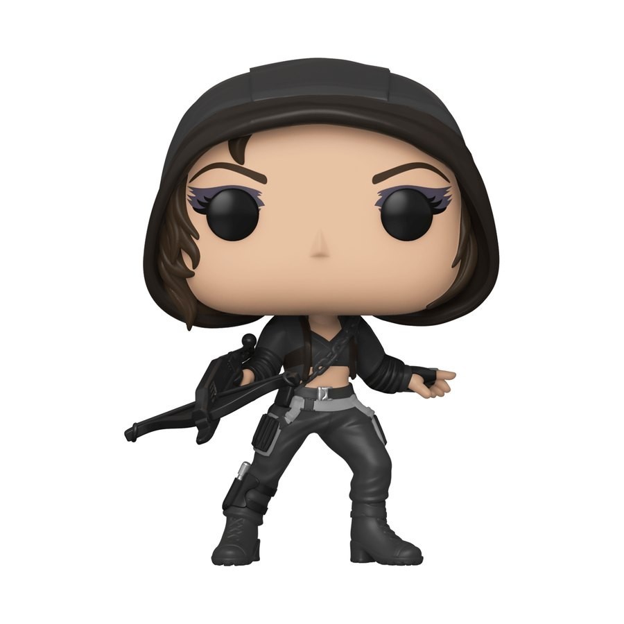 Birds of Prey Huntress Funko Stand Out! Plastic
