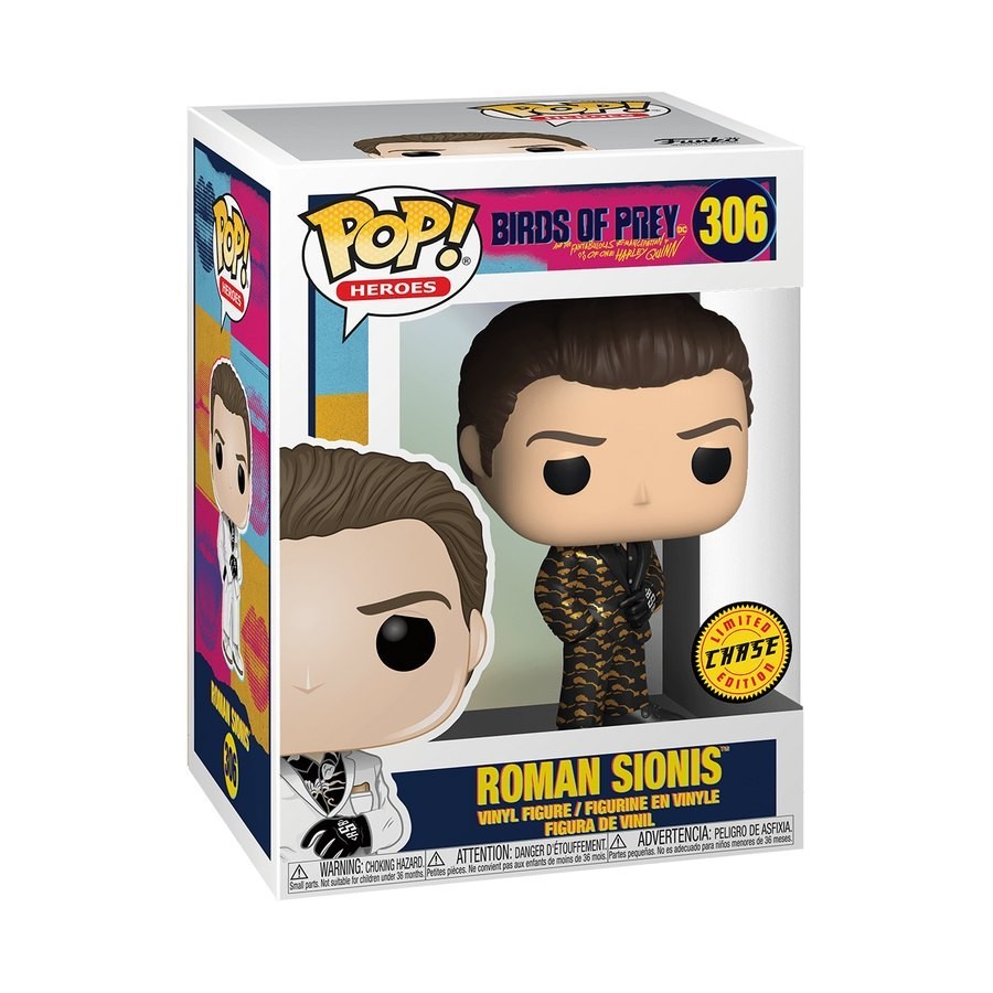 Birds of Victim Roman Sionis (White Fit) Funko Stand Out! Vinyl fabric