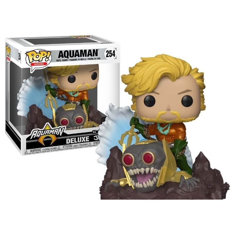 Last-Minute Gift Sale - DC Comics Aquaman (Jim Lee) EXC Funko Stand Out! Deluxe - Web Warehouse Clearance Carnival:£25[lab7253ma]