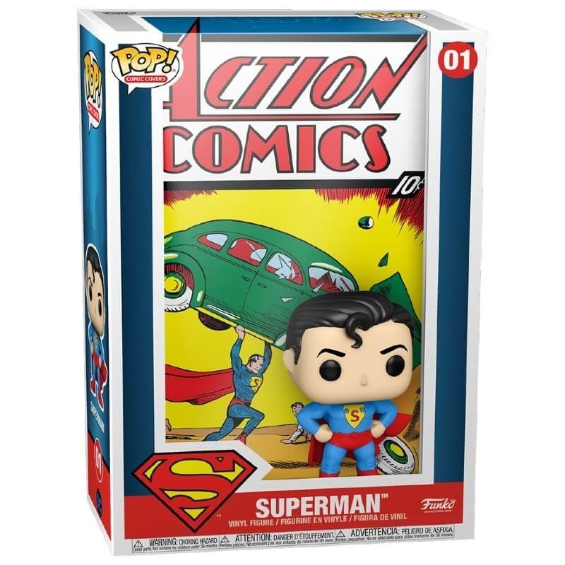 DC Comic Books A Super Hero Action Comic Pop! Vinyl fabric Comic