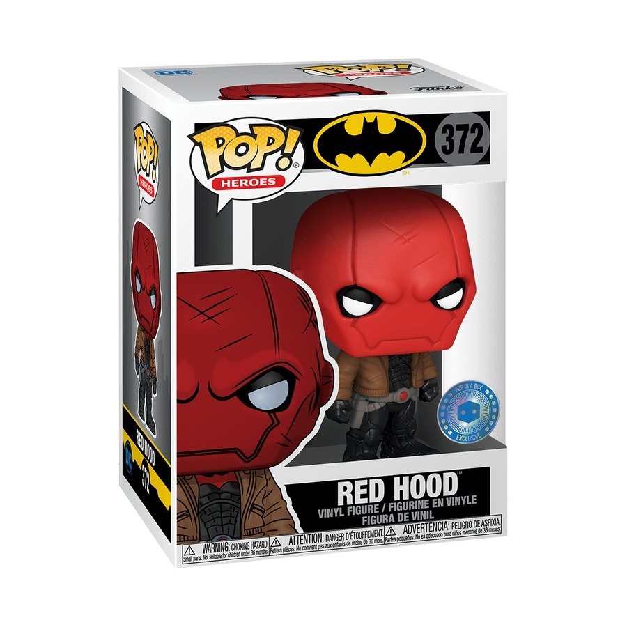 March Madness Sale - PIAB EXC DC Comics Red Hood Jason Todd Funko Stand Out! Plastic - Blowout:£10[jcb7264ba]