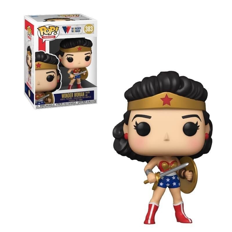 DC Comic Books Miracle Girl 80th Classic Wonder Woman along with Guard & Sword 1950 Pop! Plastic Body