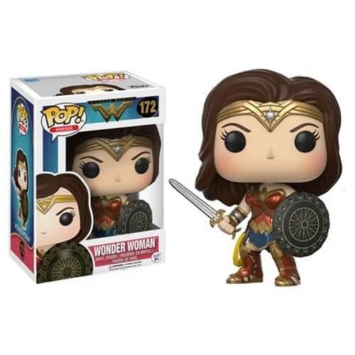 Christmas Sale - DC Wonder Female Funko Stand Out! Vinyl - Web Warehouse Clearance Carnival:£9