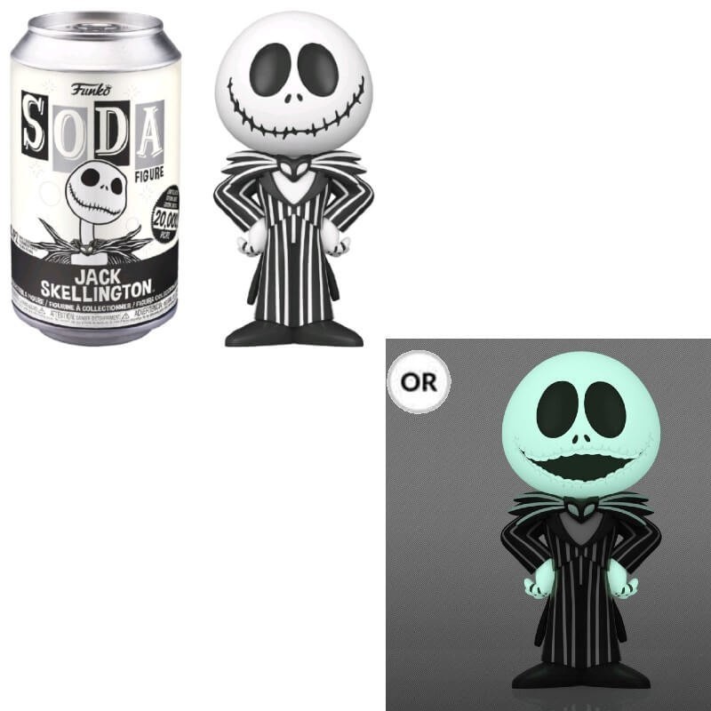 Disney Problem Before Xmas Port Skellington Plastic Soda Number in Collector Can