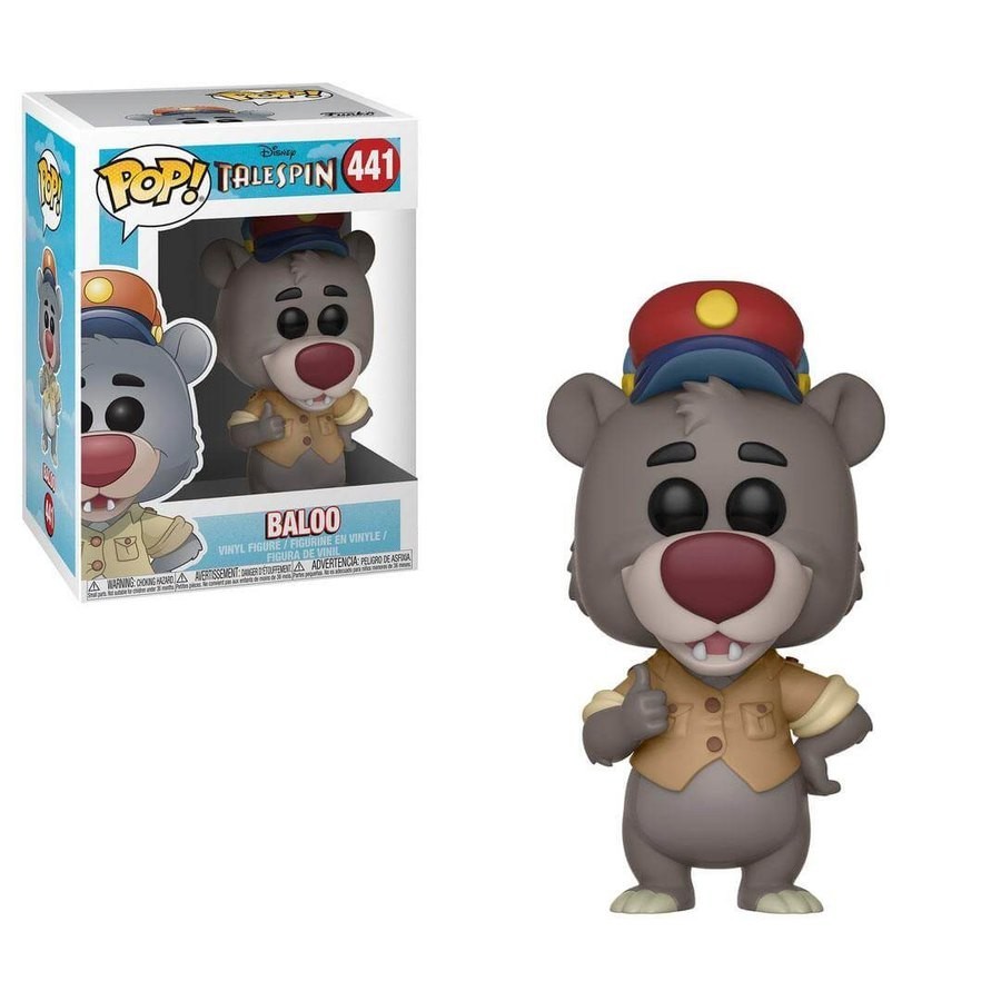 Disney TaleSpin Baloo Funko Stand Out! Plastic