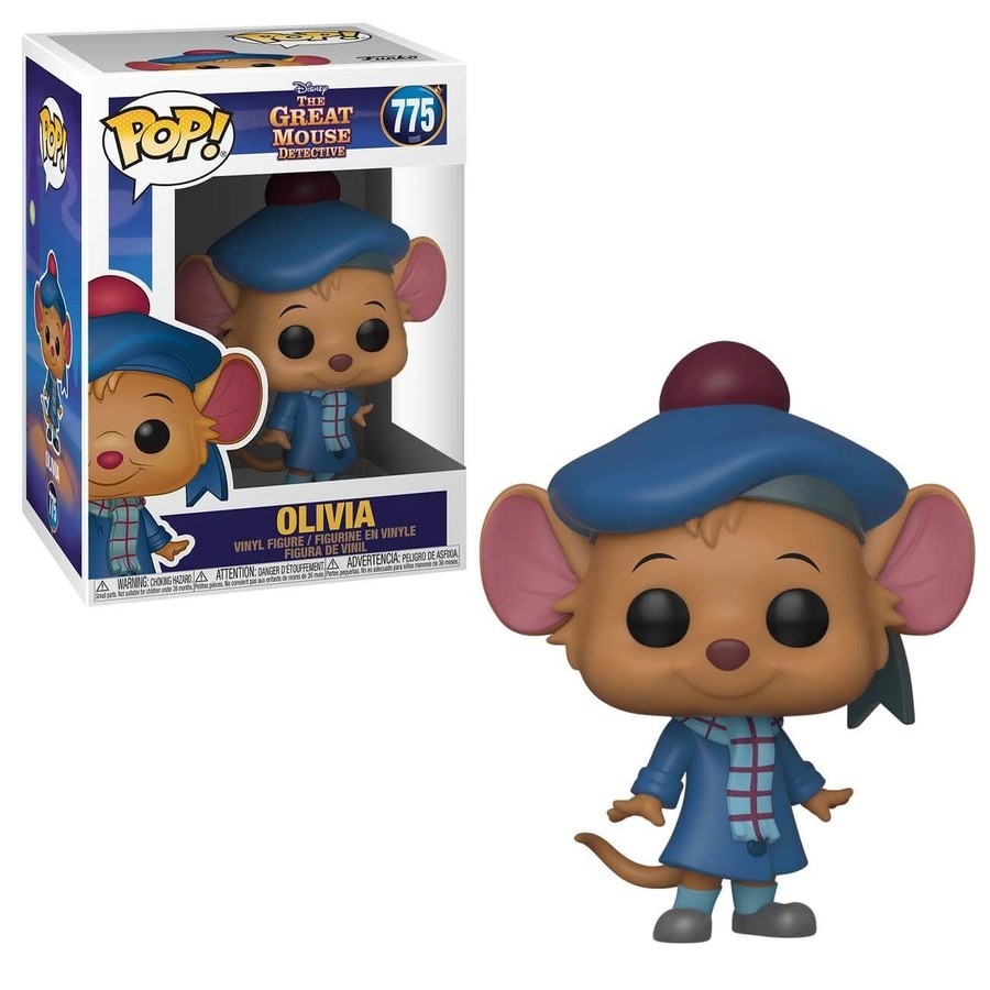 Disney Great Computer Mouse Detective Olivia Funko Stand Out! Vinyl fabric