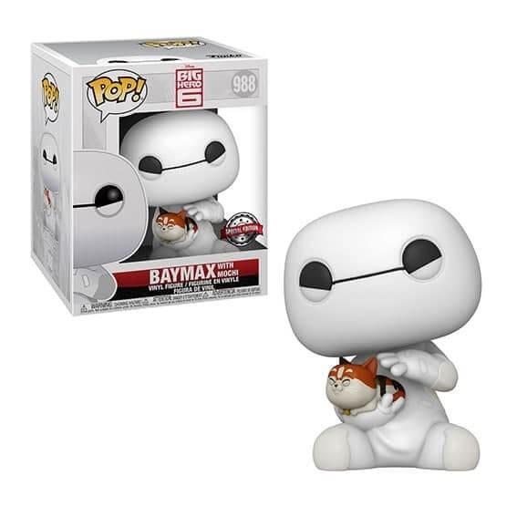 Disney Big Hero 6 6 Baymax and also Mochi Funko Stand Out! Plastic