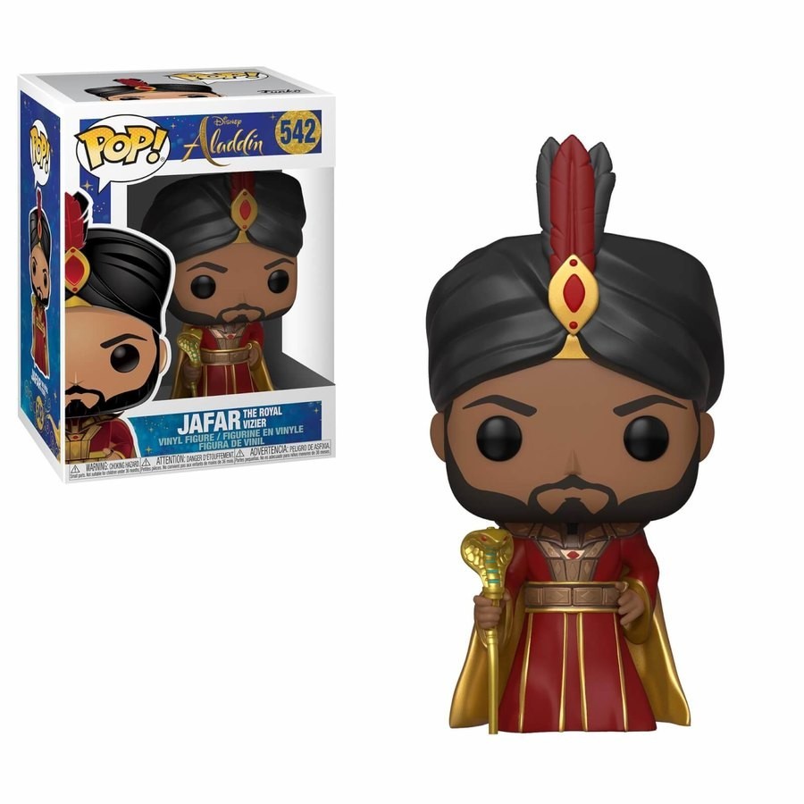 Two for One Sale - Disney Aladdin (Live-Action) Jafar Funko Stand Out! Vinyl - Christmas Clearance Carnival:£9[neb7480ca]