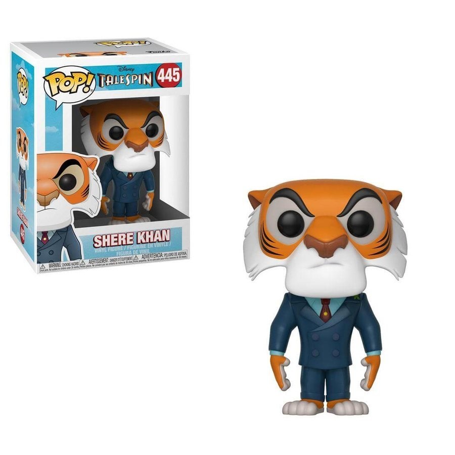 Liquidation - Disney TaleSpin Shere Khan Funko Stand Out! Vinyl fabric - Crazy Deal-O-Rama:£8