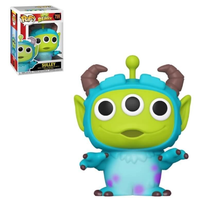 Gift Guide Sale - Disney Pixar Invader as Sulley Funko Pop! Vinyl - Reduced-Price Powwow:£9