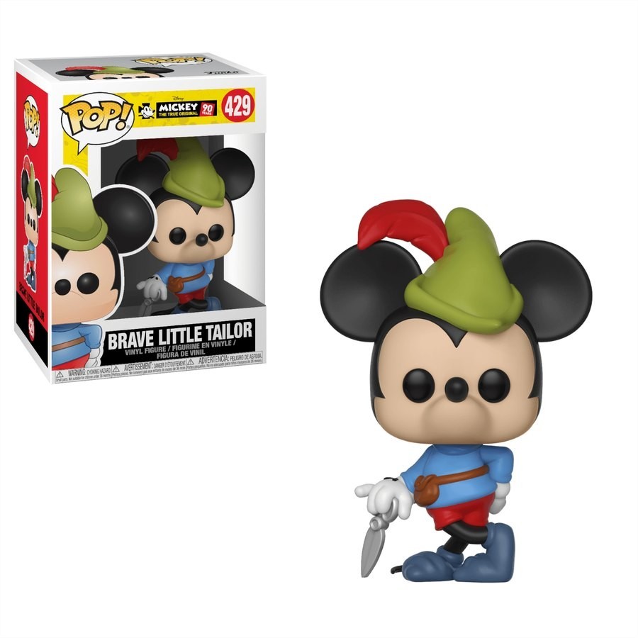 Disney Mickey's 90th Brave Minimal Suit Maker Funko Stand Out! Vinyl
