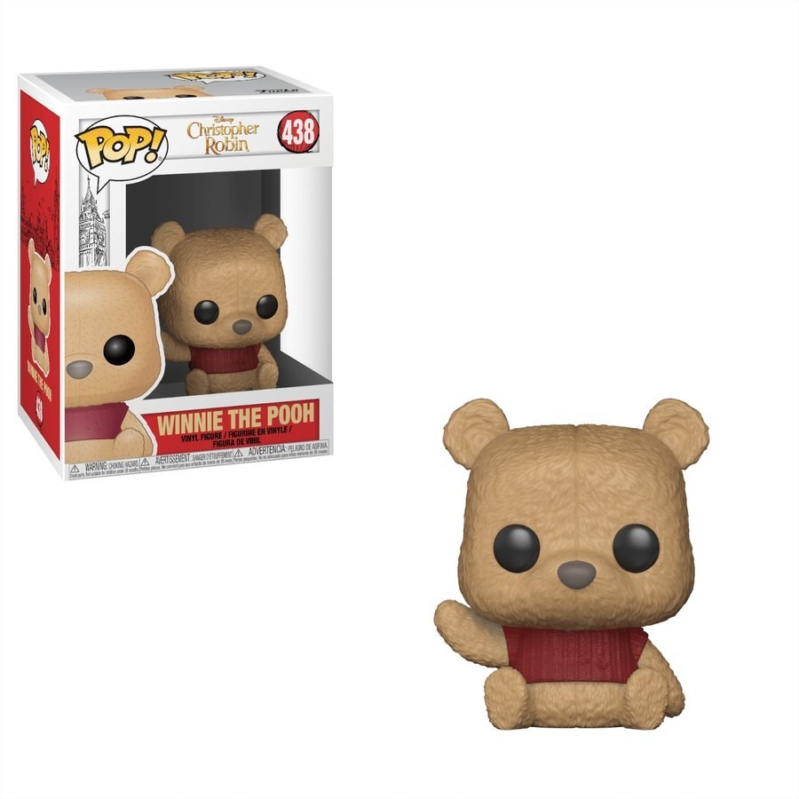 Price Cut - Disney Christopher Robin Winnie The Pooh Funko Pop! Plastic - Price Drop Party:£9