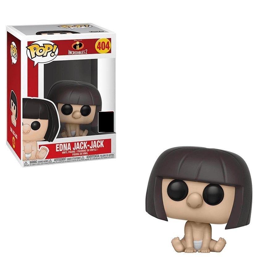 Markdown Madness - Disney Incredibles 2 Edna Jack-Jack EXC Funko Stand Out! Vinyl fabric - Doorbuster Derby:£13