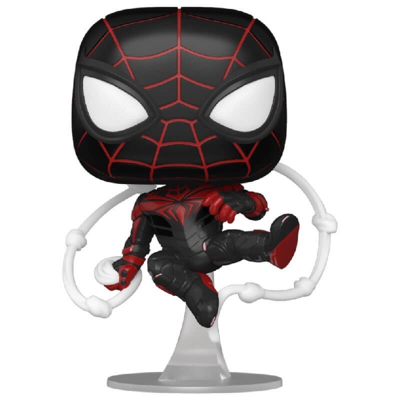 Wonder Spiderman Far Morales Advanced Specialist Satisfy Pop! Vinyl fabric