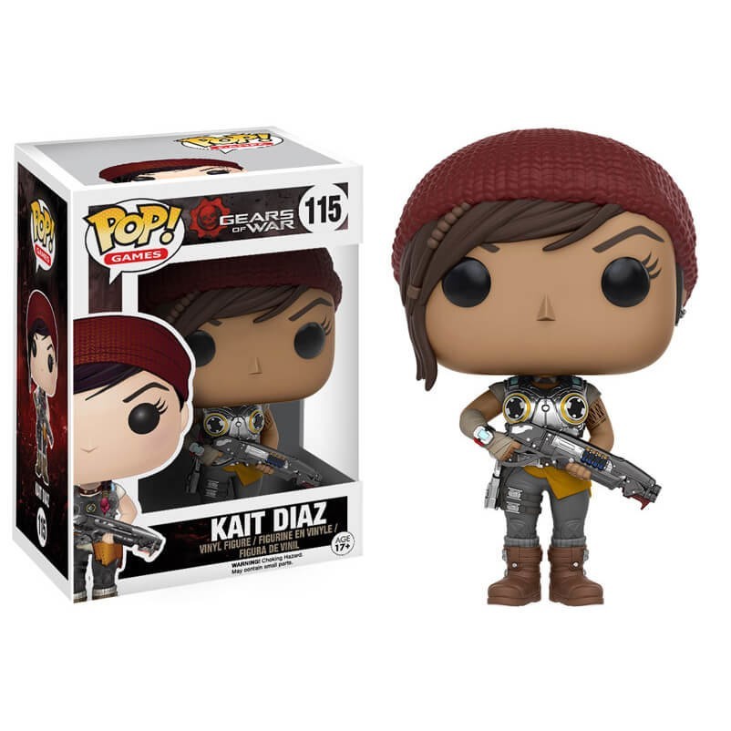Gears of Battle Armored Kait Diaz Funko Stand Out! Vinyl fabric