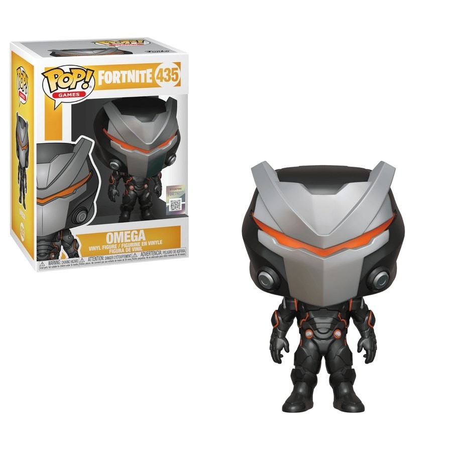 Click and Collect Sale - Fortnite Omega Funko Pop! Vinyl fabric - Friends and Family Sale-A-Thon:£9