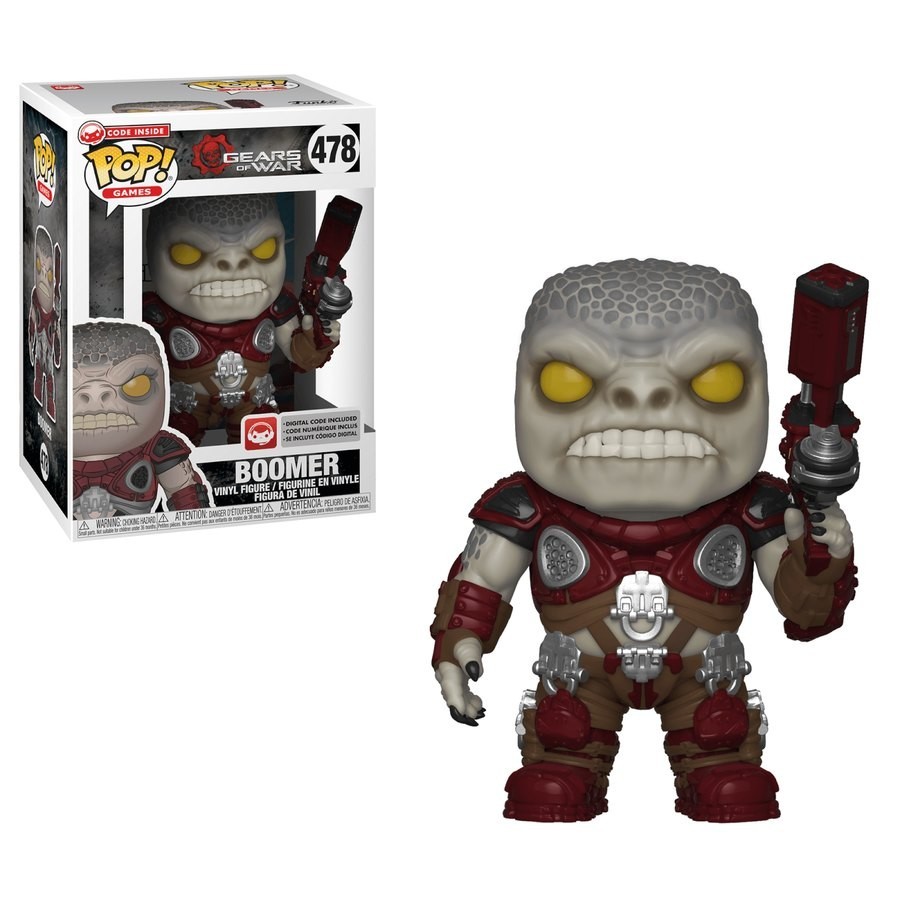Gears of Battle Boomer Funko Stand Out! Vinyl fabric