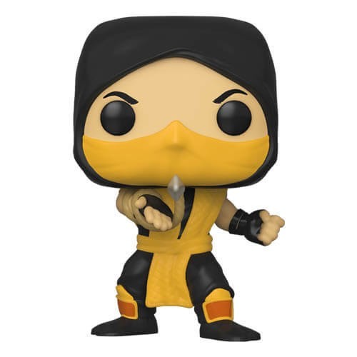 Temporal Kombat Scorpion Funko Stand Out! Plastic