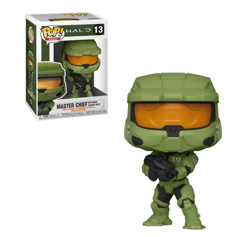 August Back to School Sale - Halo Infinite Masterchief Funko Stand Out! Vinyl fabric - Spree:£9