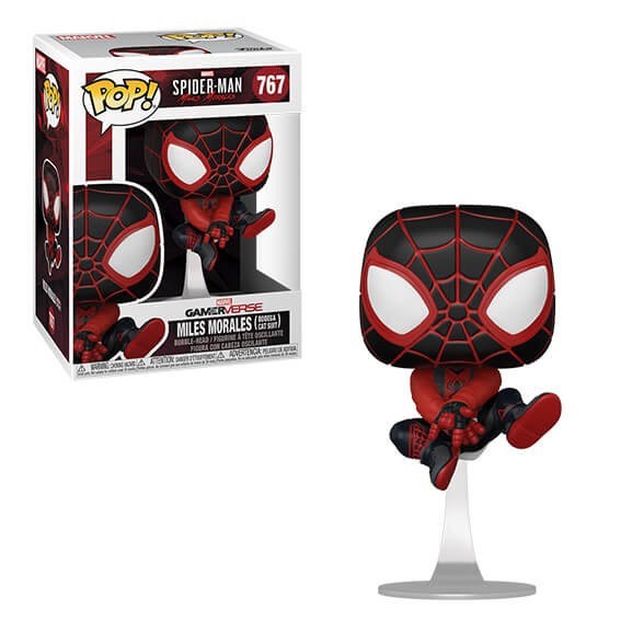 Wonder Spiderman Miles Morales Boudiger Satisfy Pop! Plastic