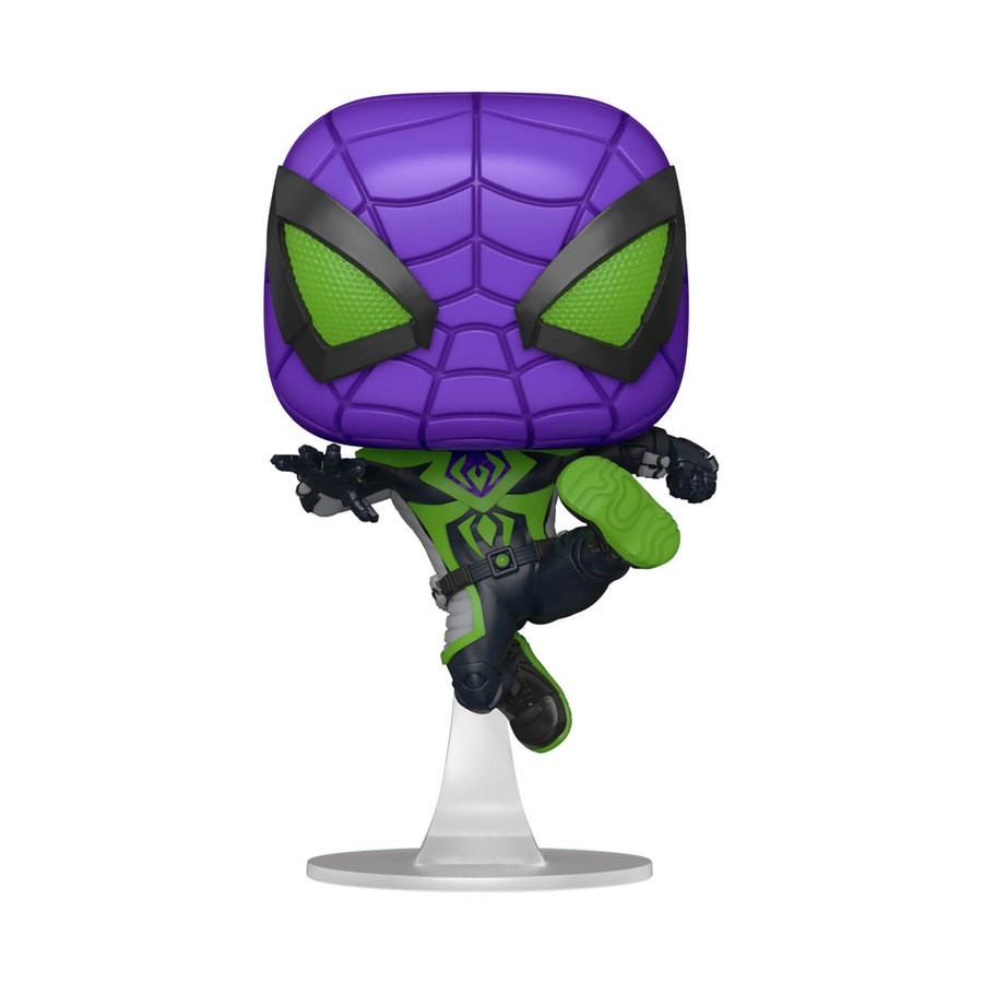 Marvel Spiderman Miles Morales Purple Match Stand Out! Vinyl