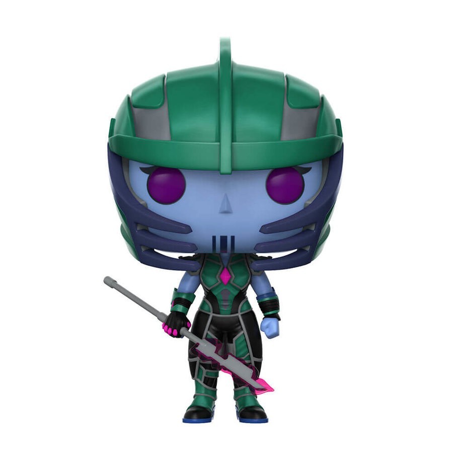 Guardians of the Universe Tell Stories Hala the Accuser Funko Stand Out! Plastic