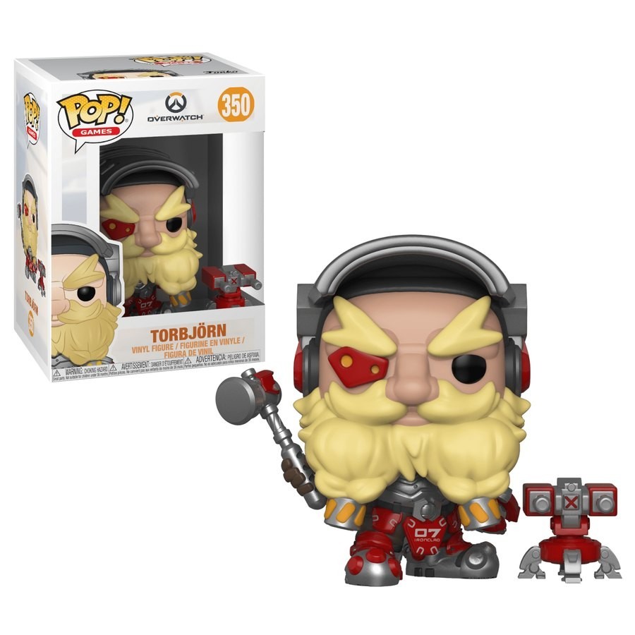 Fall Sale - Overwatch Torbj rn Funko Stand Out! Plastic - Blowout:£9