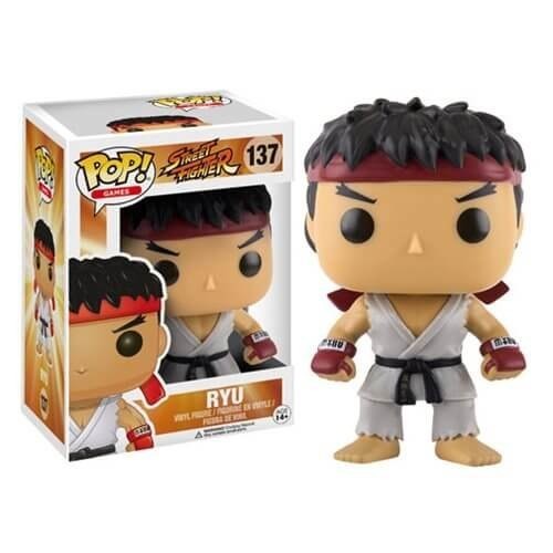 Road Competitor Ryu Funko Stand Out! Vinyl