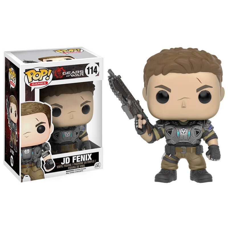 Gears of Battle Armored JD Fenix Funko Stand Out! Plastic